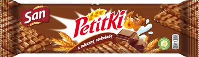 Obrázek produktu pro Sušenky San Petitki s mléčnou čokoládou 138 G
