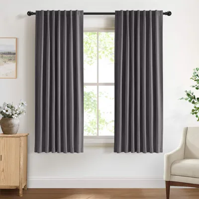 Immagine prodotto di Tende oscuranti nere, set di 2, 175 x 140 cm