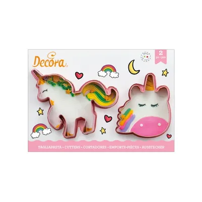 Produktbild von Magische Einhorn Ausstecher 2 Stück Unicors