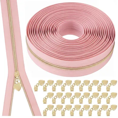 Productafbeelding van 10 m Eindeloze Ritssluiting met Metalen Hangers