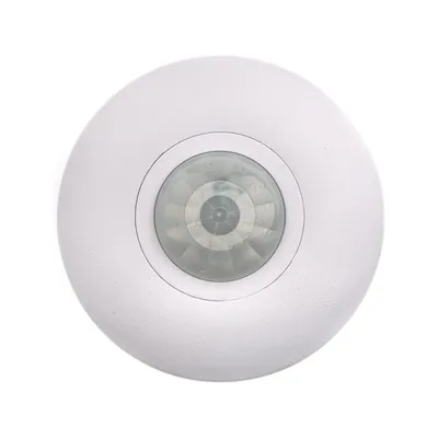 Produktbild von Bewegungsmelder PIR Infrarot Präsenz Bewegungssensor 360° Innen und Außenbereich 1200W 230V IP44 3m Weiß Deckenmontage Motion 32 HUB 37206