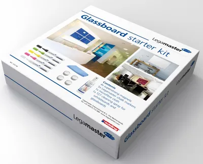 Produktbild von Starter-Kit Glasboard 11-teilig Packung mit 5 Stück