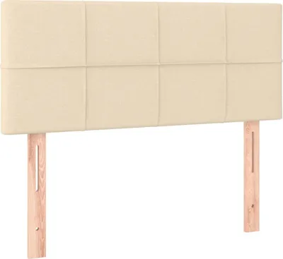 Produktbild von vidaXL Kopfteil Creme 100x5x78/88 cm Stoff