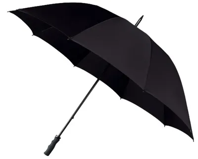 Produktbild von Falcone Golfschirm Extra Strong - 130 cm - Schwarz