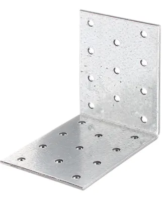 Produktbild von Alberts 847135 Lochplattenwinkel, sendzimirverzinkt, 80 x 80 x 60 mm, 50er Set