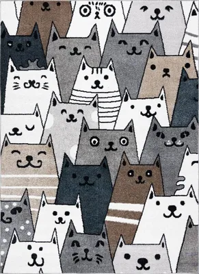 Zdjęcie produktu dla dywanik dziecięcy 160x220 cm Fun Gatti Cats multi