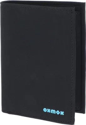 Produktbild von oxmox Geldbörse New Cryptan RFID Protect Kombibörse Pure 2.0 Print Cyan Black schwarz