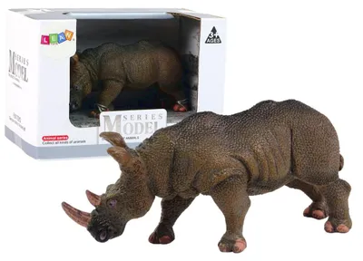 Produktbild von Lean Toys Große Sammlerfigur Rhinozeros Tiere der Welt