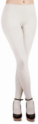 Produktbild von Blickdichte Strumpfhose weiß Größe: S-M