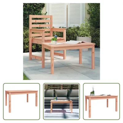 Obrázek produktu pro The Living Store zahradní stůl 82,5x50,5x45 cm z masivního dřeva douglasky tisolisté