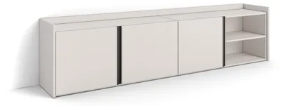 Produktbild von TV-Möbel Holzeffekt beige 207x35x50cm