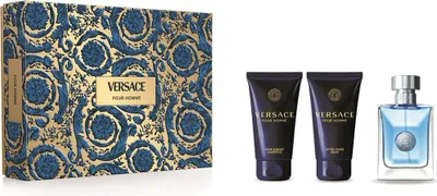 Obrázok produktu pre Versace Pour Homme EDT 50 ml + ASB 50 ml + pánsky šampón 50 ml M