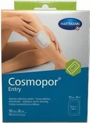 Obrázek produktu pro Cosmopor Vstupní obvaz 10 x 8 cm 10 kusů Hartmann