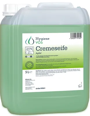Produktbild von Hygiene Vos - Apfel Creme Seife - 5 Liter
