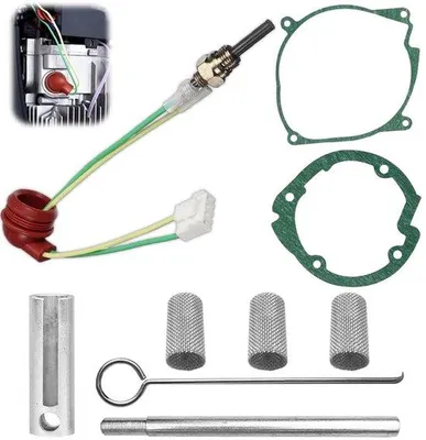 Productafbeelding van Standkachel Gloeibougie - 12 V 5-8 kW - Keramisch - Auto Verwarming - Diesel Verwarmingselement