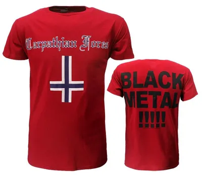 Immagine prodotto di Maglietta Black Metal "Karpatenwald Norwegen" - M