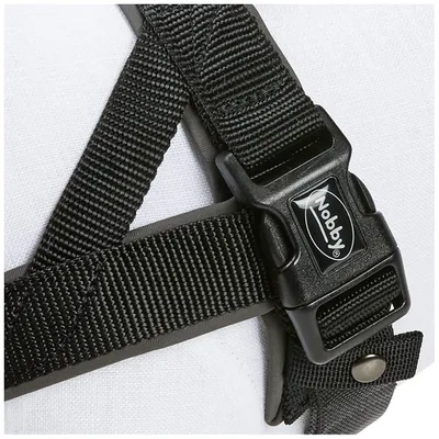 Produktbild von Nobby Norwegergeschirr Classic Preno, schwarz/grau L: 50-64 cm + 42 cm, B: 25/35 mm, 1 Stück