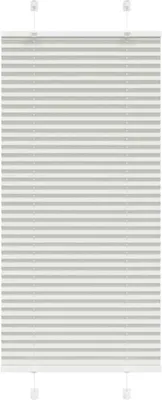Zdjęcie produktu dla Roleta plisowana jasnoszara 55x150 cm Szerokość tkaniny 54,4cm