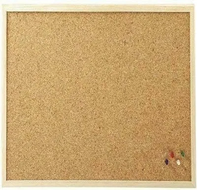 Produktbild von PINNWAND AUS KORK mit Pinnnadeln Holzrahmen 60cm x 40cm