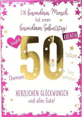 Produktbild von Depesche Klappkarten Elegance Sortierung : 50 Ein besonderer Mensch hat einen... Klappkarten Elegance Sortierung Neu: 50 Ein besonderer Mensch hat einen...