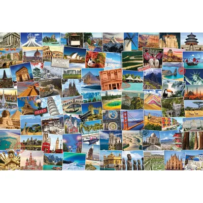 Produktbild von EUROGRAPHICS Weltreisender Puzzle 2000 Teile