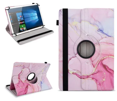 Produktbild von Tablet Tasche für 10 - 10.1 Zoll Hülle Cover 360° Drehbar Universal Schutz CaseFarben:Motiv 19
