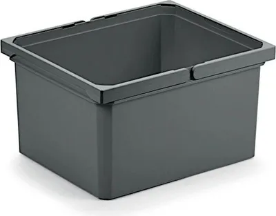 Image de Poubelle Cox® System, panier simple, anthracite, 18 litres