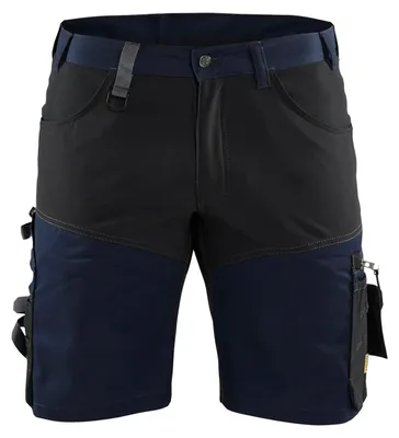 Produktbild von Blakläder Handwerker Shorts mit Stretch 1798, Farbe:Dunkel Marineblau/Schwarz, Größe:C52