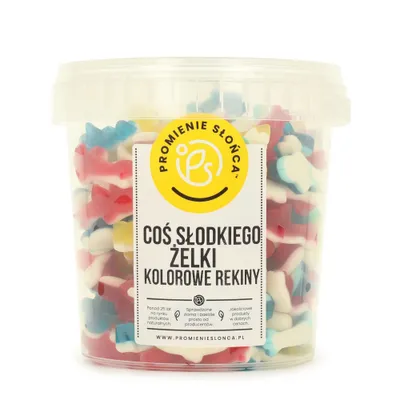 Zdjęcie produktu dla Coś Słodkiego: Żelki Kolorowe Rekiny 700 g