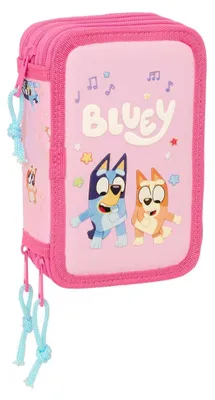 Image de Étui Bluey "Danse" - 3 compartiments - équipé, 37 pièces