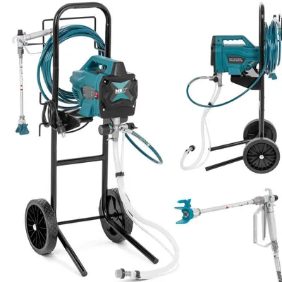 Produktbild von Hydrodynamische Spritzpistole mit 200 Bar Druck und 7,5 Meter Schlauch für Wände und Malerarbeiten