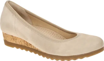Produktbild von Gabor 82.641 Ballerinas - Damen Halbschuhe - Slipper beige Freizeit NEU
