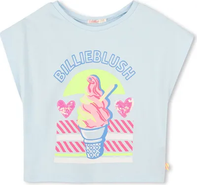 Produktbild von Billieblush U20954 Kurzarm-t-shirt Blau 3 Years Mädchen Blau 3 Years