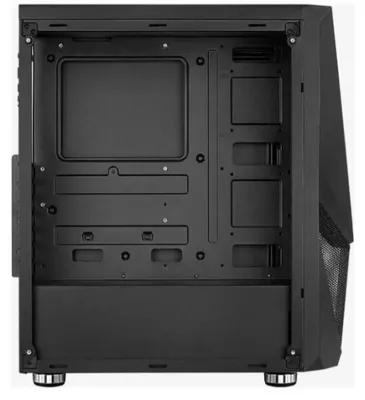 Produktbild von Aerocool Zauron, Midi Tower, PC, Schwarz, ATX, micro ATX, Mini-ITX, Acrylnitril-Butadien-Styrol (ABS), SPCC, Stahl, Gaming