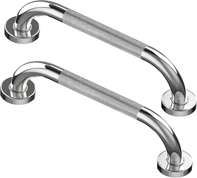 Produktbild von 2 Stück Haltegriffe für Senioren 60 CM Wand Verchromt Edelstahl
