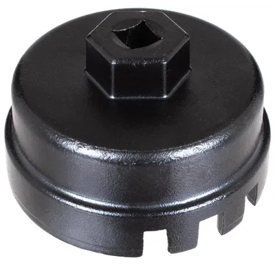 Produktbild von Ölfilterschlüssel 64,5 mm x 14k für Toyota Auris, Avalon, Camry, Celica, Corolla, Highlander, Matrix, Premio, Prius, RAV4, Sienna, Tundra und Yaris
