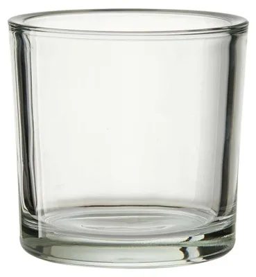 Produktbild von Teelichthalter Kerzenglas HEAVY H. 12cm D. 12,5cm klar konisch Rudolph Keramik