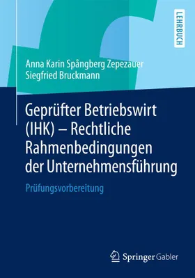 Produktbild von er Betriebswirt (IHK) - Rechtliche Rahmenbedingungen der Unternehmensführung