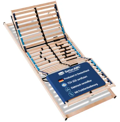 Produktbild von Betten-ABC Max1 Elektro Elektrischer Lattenrost mit Kopf- & Fußteilverstellung + Funkfernbedienung, Größe: 140x200
