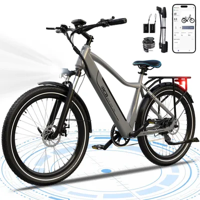 Produktbild von RCB G5 Trekking E-Bike 27,5 zoll, 250W Drehmomentsensor, bis 90 km Reichweite, 25 km/h, 7-Gang, Scheibenbremsen,sperrbare Federgabel, App & NFC