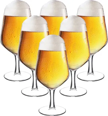 Image de BIERGLAS Verres à bière SET de 6 verres à bière Coupe à bière 500 ml