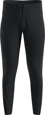 Schwarze Odlo Herren Zeroweight Laufhose mit schmalem Schnitt und elastischem Bund
