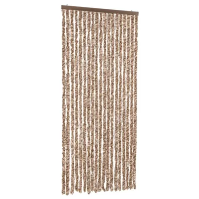 Obrázek produktu pro Závěs proti hmyzu béžový a tmavě hnědý 56 x 200 cm žinylka