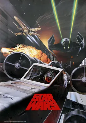 Produktbild von Star Wars Poster Battle in Death Star Canal + Original tesa Powerstrips« (1 Pack/20 Stk.)