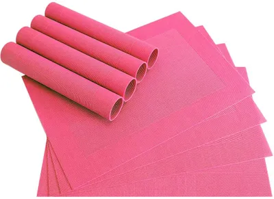 Produktbild von Tischset BORDA 8er pink Tischunterlage als Tischdeko