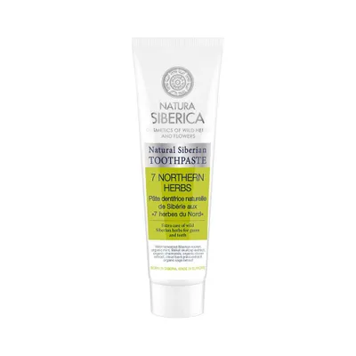 Image de Natura Siberica dentifrice naturel aux 7 herbes nordiques, 100g