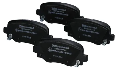 Image de Jeu de plaquettes de frein pour disques arrière 17,2 mm VALEO, notamment pour JEEP CHEROKEE