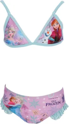 Produktbild von Disney Frozen Bikini Set – Zweiteiler für Kinder, Badebekleidung Mädchen Rosa 5/6 Jahre