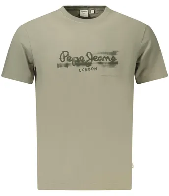 Image de T-shirt à manches courtes pour homme, vert, en Coton, avec imprimé
