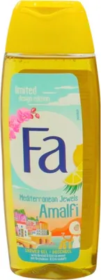 Produktbild von Fa - Duschgel - Mediterranean Jewels Amalfi - Orchidee & Zitrus - Frischer & tropischer Duft - Erfrischend - 250 ml - 1 Stück